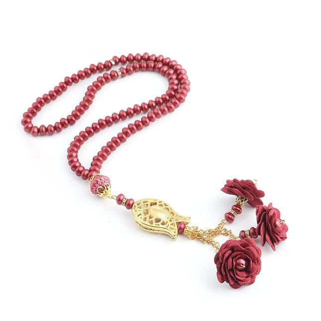 Hediyelik Black Rose Serisi Seccade Kuran-ı Kerim Tesbih Seti