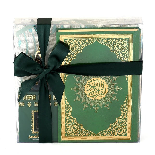 Hediyelik Black Rose Serisi Seccade Kuran-ı Kerim Tesbih Seti