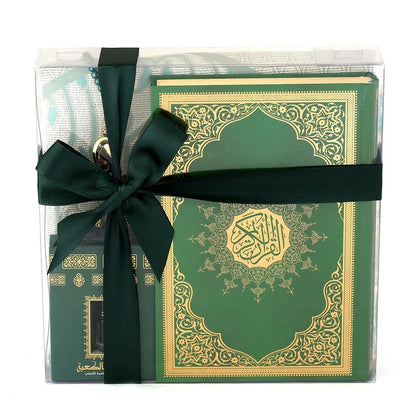 Hediyelik Black Rose Serisi Seccade Kuran-ı Kerim Tesbih Seti