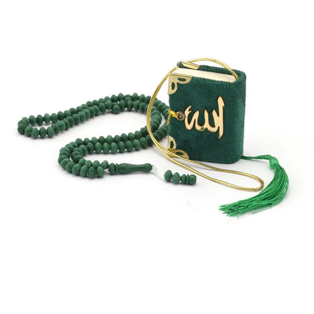 Hediyelik Mini Kuran-ı Kerim Tesbih Seti