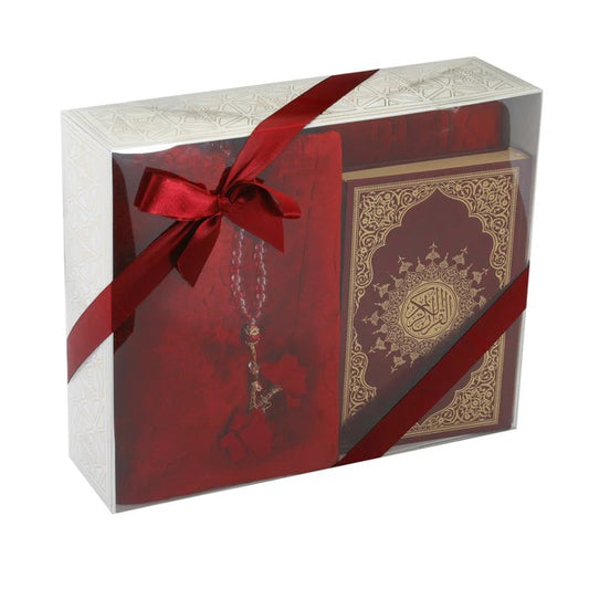Hediyelik Seccade Kuran-ı Kerim Tesbih Seti