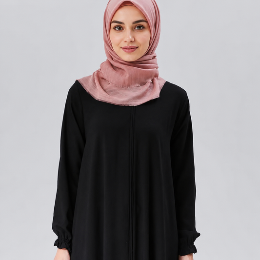 100 cm Flamlı Düz Eşarp - (10 Adet)