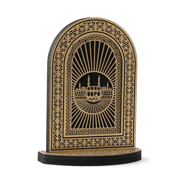 Oval Ahşap Kabe Biblo